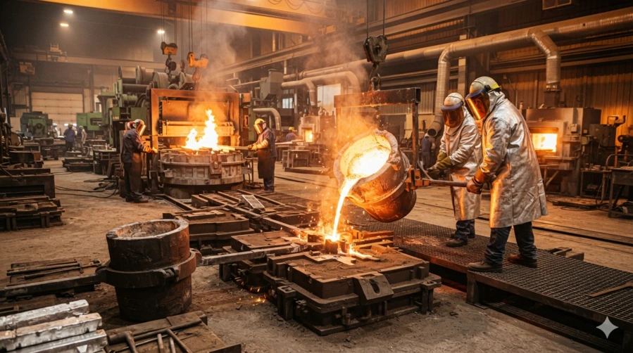 Proceso de fabricación de una aleación metálica mediante fundición