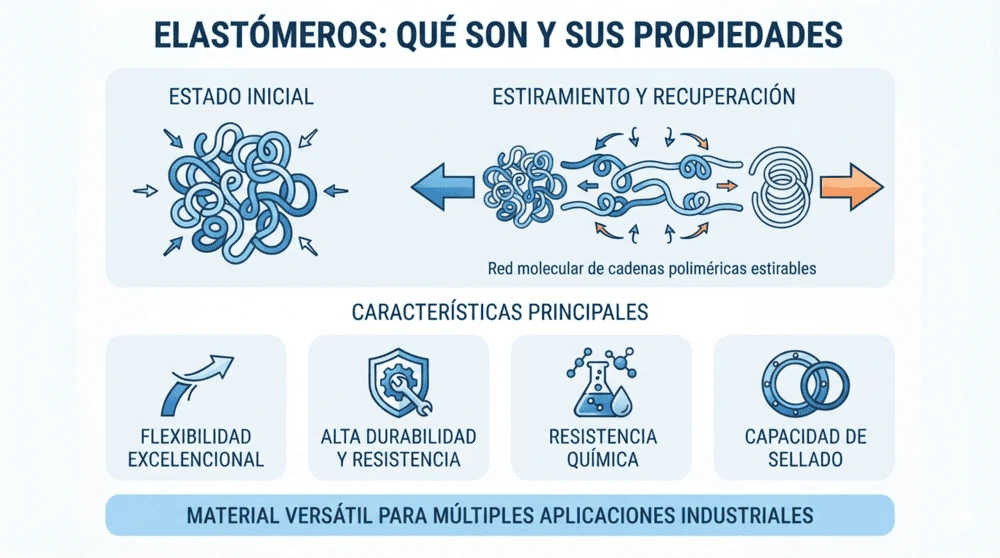 ¿Qué son los elastómeros 