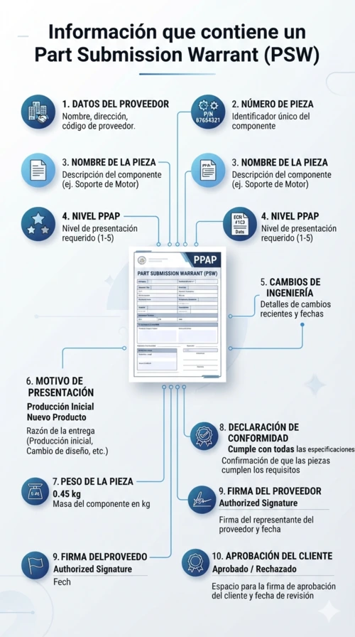Proceso completo del PPAP