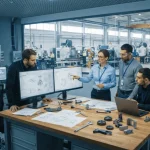 Planos de fabricación elaborados mediante software CAD para procesos industriales.