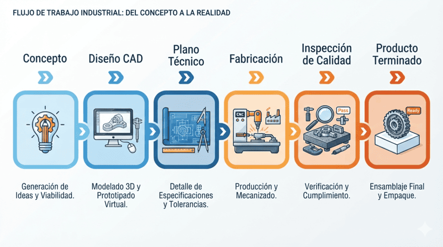 ¿Cómo elaborar un plano de fabricación paso a paso