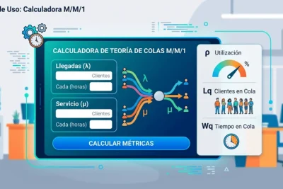 Calculadora de Teoría de Colas MM1