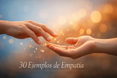 Ejemplos de empatía en acción: manos conectando representando comprensión emocional y conexión humana