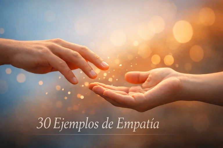 Ejemplos de empatía en acción: manos conectando representando comprensión emocional y conexión humana